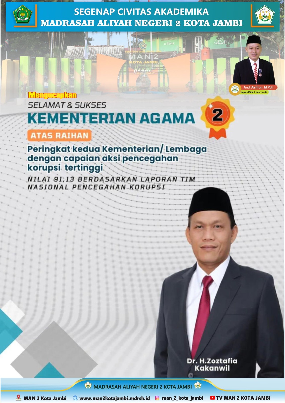 Selamat dan SUkses Kementerian Agama RI