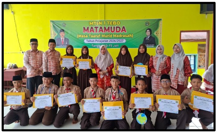 Resmi Ditutup oleh Kepala Madrasah, Kegiatan MATAMUDA MTsN 1 Tebo Sukses Cetak Generasi Baru yang Siap Belajar Resmi Ditutup oleh Kepala Madrasah, Kegiatan MATAMUDA MTsN 1 Tebo Sukses Cetak Generasi Baru yang Siap Belajar