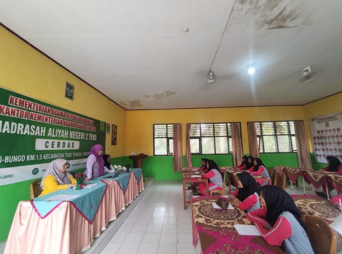 MAN 2 Tebo gelar Sosialisasi Olimpiade Madrasah Indonesia OMI 2025